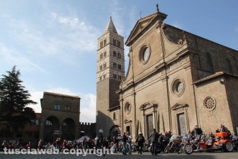 La Motobenedizione in piazza san Lorenzo