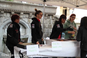 La Motobenedizione in piazza san Lorenzo