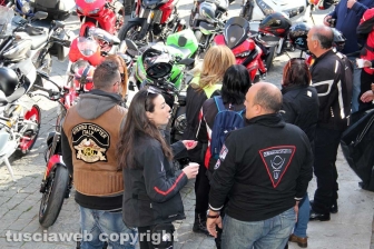 La Motobenedizione in piazza san Lorenzo