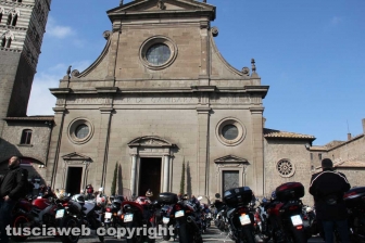 La Motobenedizione in piazza san Lorenzo