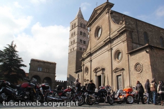 La Motobenedizione in piazza san Lorenzo