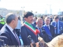 La nave Amerigo Vespucci alla banchina 7 del porto di Civitavecchia