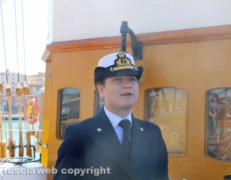 La nave Amerigo Vespucci a Civitavecchia