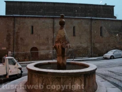 La neve a Viterbo