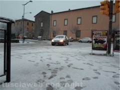 La neve a Viterbo