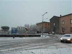 La neve a Viterbo