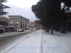 Viterbo - La neve fuori le mura