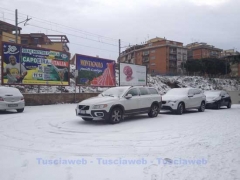 Viterbo - La neve fuori le mura