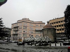 La neve imbianca Viterbo