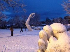 La neve sulla Città dei papi - Massimiliano Capo