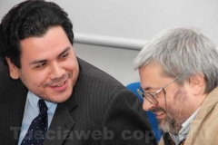 L\'incontro con Corrado Maria Daclon e Gianni Pittella