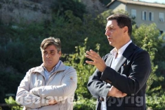 L\'assessore Paolo Muroni e il sindaco Giulio Marini