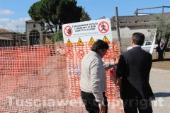 L\'assessore Paolo Muroni e il sindaco Giulio Marini