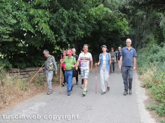 Viterbo - La passeggiata organizzata dalla Provincia per valorizzare il parco dell'Arcionello