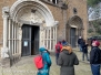 La passeggiata sul set di Uccellacci e uccellini