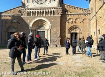 La passeggiata sul set di Uccellacci e uccellini
