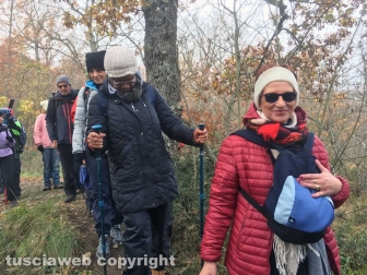 La passeggiata sulle vie dell'esilio di santa Rosa