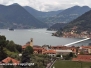 La passerella sul lago d'Iseo