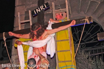 La passione di Cristo per le vie di Bagnaia