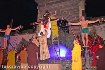 La passione di Cristo per le vie di Bagnaia