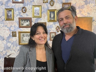 Viterbo - La pasticceria dei nonni di Casantini - L'inaugurazione - Katia e Virginio Casantini