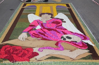 La pioggia rovina l\'infiorata