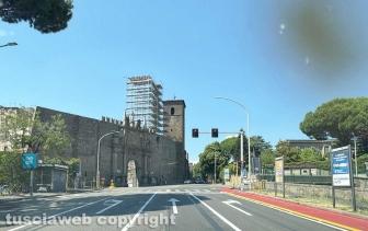 La pista ciclabile il via Mariano Romiti - Via Armando Diaz - Porta Romana