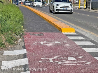La pista ciclabile