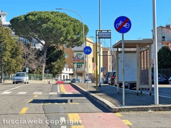 La pista ciclabile