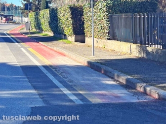 La pista ciclabile
