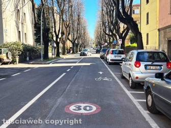 La pista ciclabile