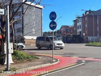 La pista ciclabile