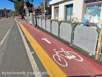 La pista ciclabile