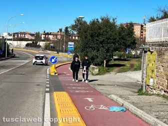 La pista ciclabile