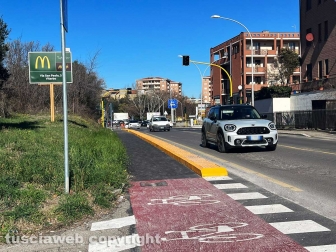 La pista ciclabile