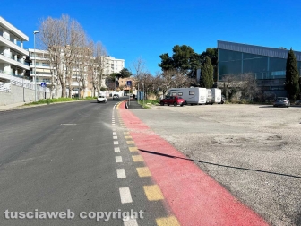 La pista ciclabile