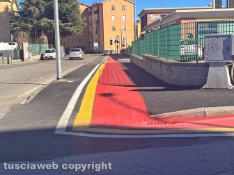 La pista ciclabile