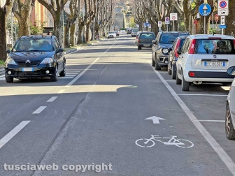 La pista ciclabile