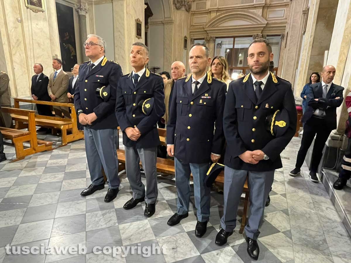 Viterbo - La polizia celebra San Michele Arcangelo