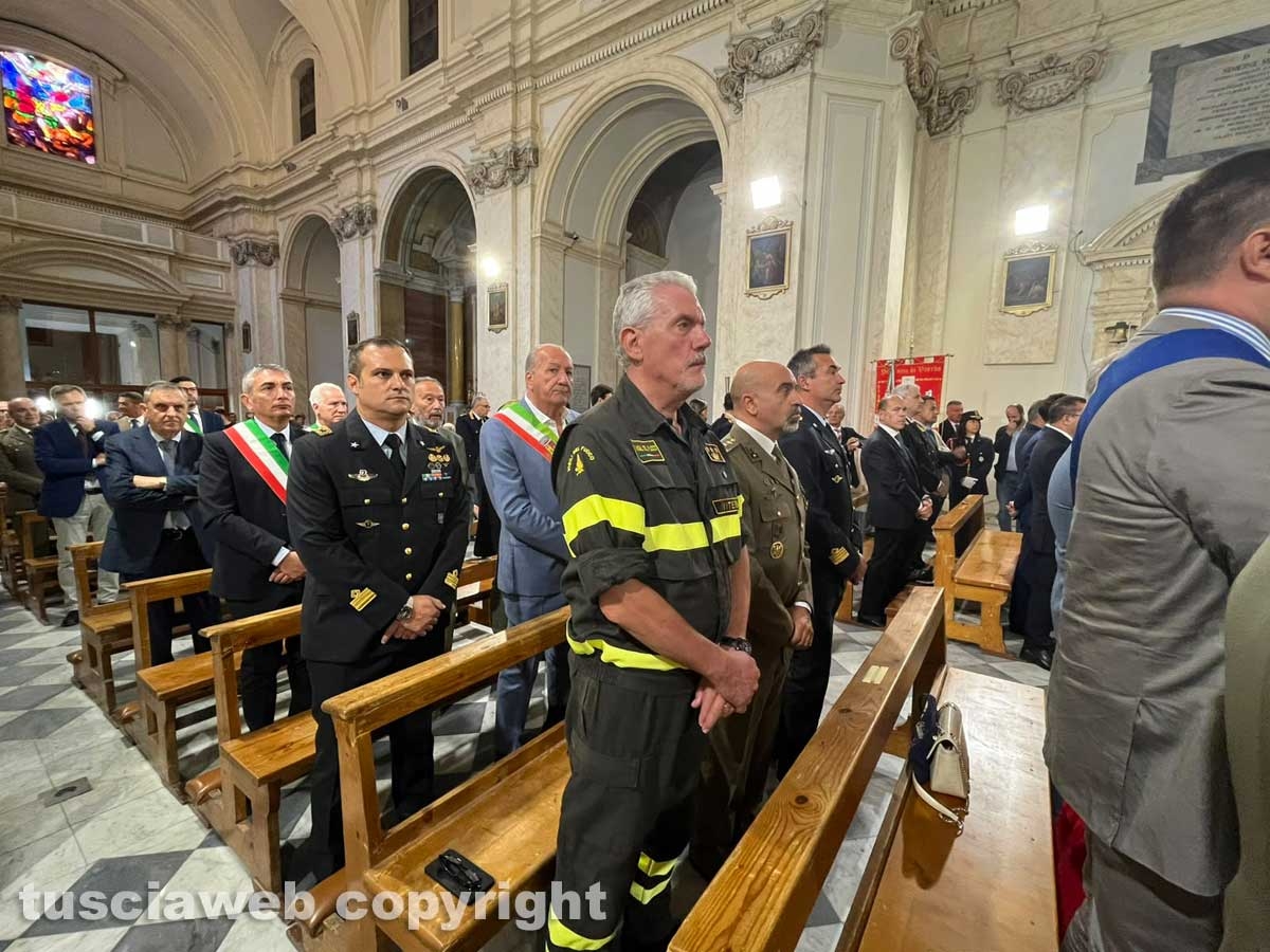 Viterbo - La polizia celebra San Michele Arcangelo