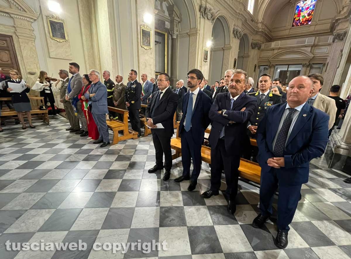 Viterbo - La polizia celebra San Michele Arcangelo