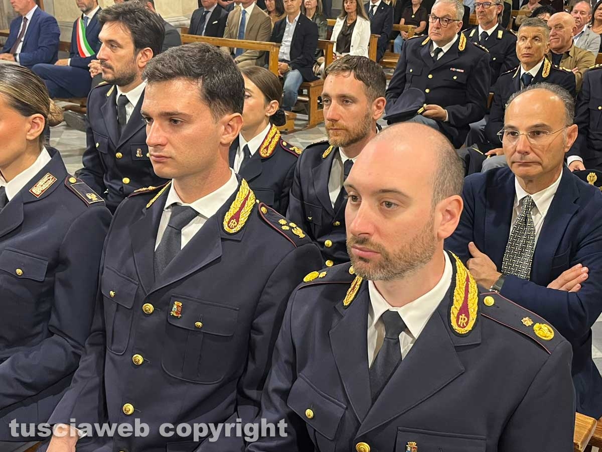 Viterbo - La polizia celebra San Michele Arcangelo