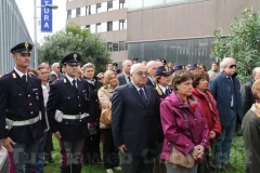 La folla che ha preso parte alla cerimonia