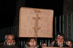 La protesta dei dipendenti della Chinotto Neri