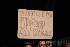 La protesta dei dipendenti della Chinotto Neri