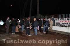 La protesta dei dipendenti della Chinotto Neri