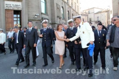 Renata Polverini alla festa della Polizia Locale