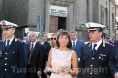 Renata Polverini alla festa della Polizia Locale