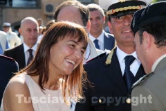 Renata Polverini alla festa della Polizia Locale