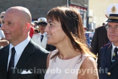 Renata Polverini alla festa della Polizia Locale